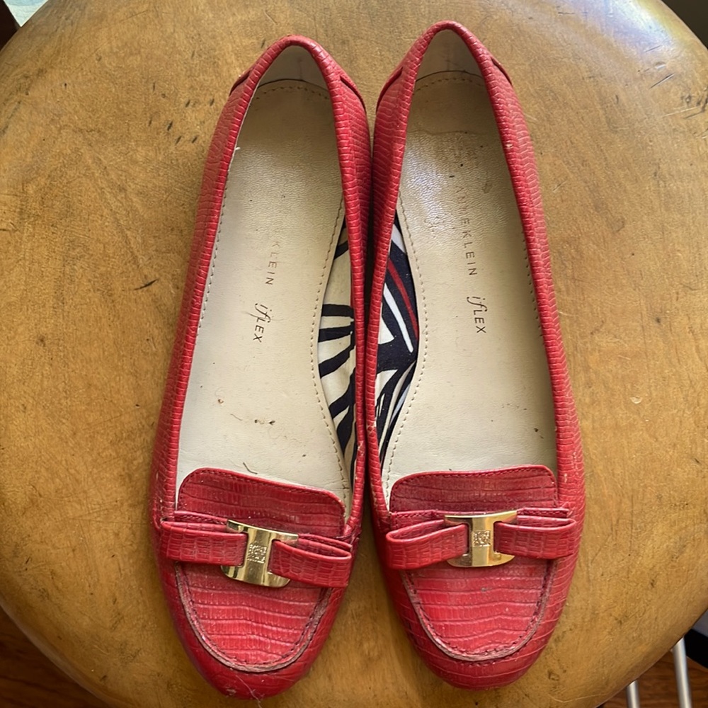 Anne Klein iFlex Red Flats